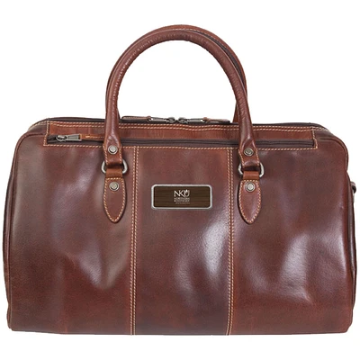 Brown Northern Kentucky University Norse Logo Plate Niagara Canyon Duffel Bag