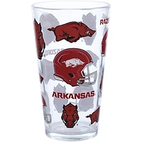 Arkansas Razorbacks 16oz. Allover Print Pint Glass