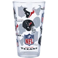 Houston Texans 16oz. Allover Print Pint Glass