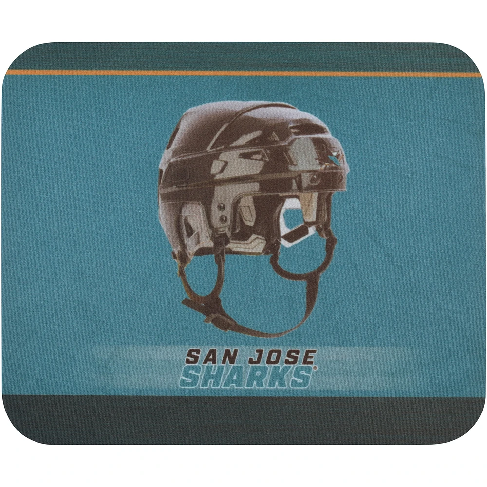 San Jose Sharks Helmet Mouse Pad