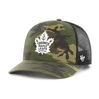 Men's '47 Camo/Black Toronto Maple Leafs Trucker Snapback Hat