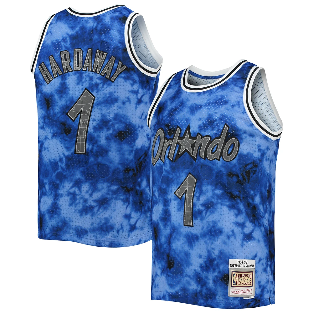 Men's Mitchell & Ness Penny Hardaway Blue Orlando Magic 1994/95 Galaxy Swingman Jersey