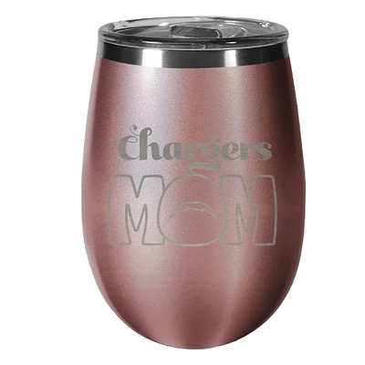 Los Angeles Chargers 10oz. Mom Rose Gold Wine Tumbler