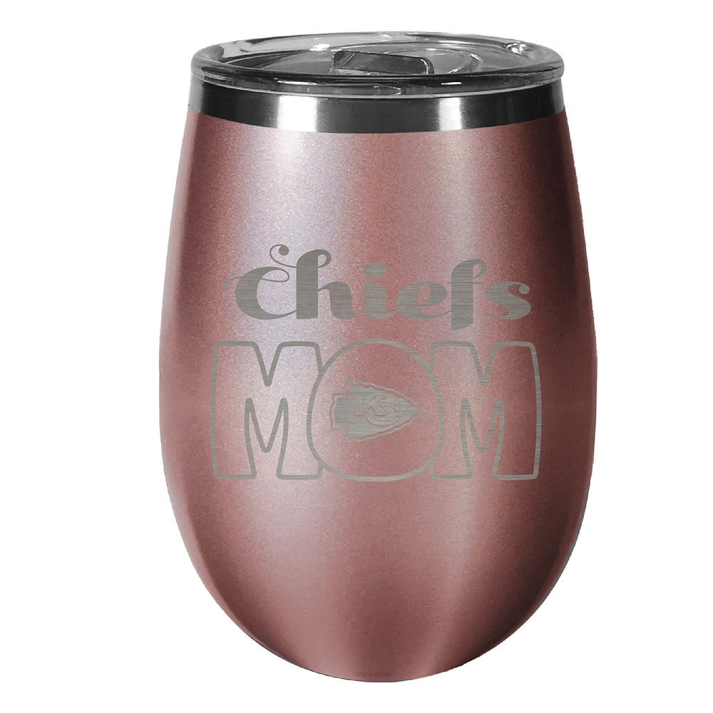 Kansas City Chiefs 10oz. Mom Rose Gold Wine Tumbler