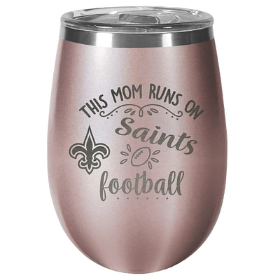 New Orleans Saints 10oz. This Mom Rose Gold Wine Tumbler