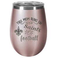 New Orleans Saints 10oz. This Mom Rose Gold Wine Tumbler