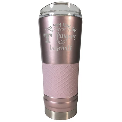 Texas Rangers 24oz. This Mom Rose Gold Draft Tumbler