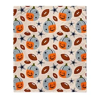 Dallas Cowboys 60" x 70" Pumpkin Helmet Corral Fleece Blanket