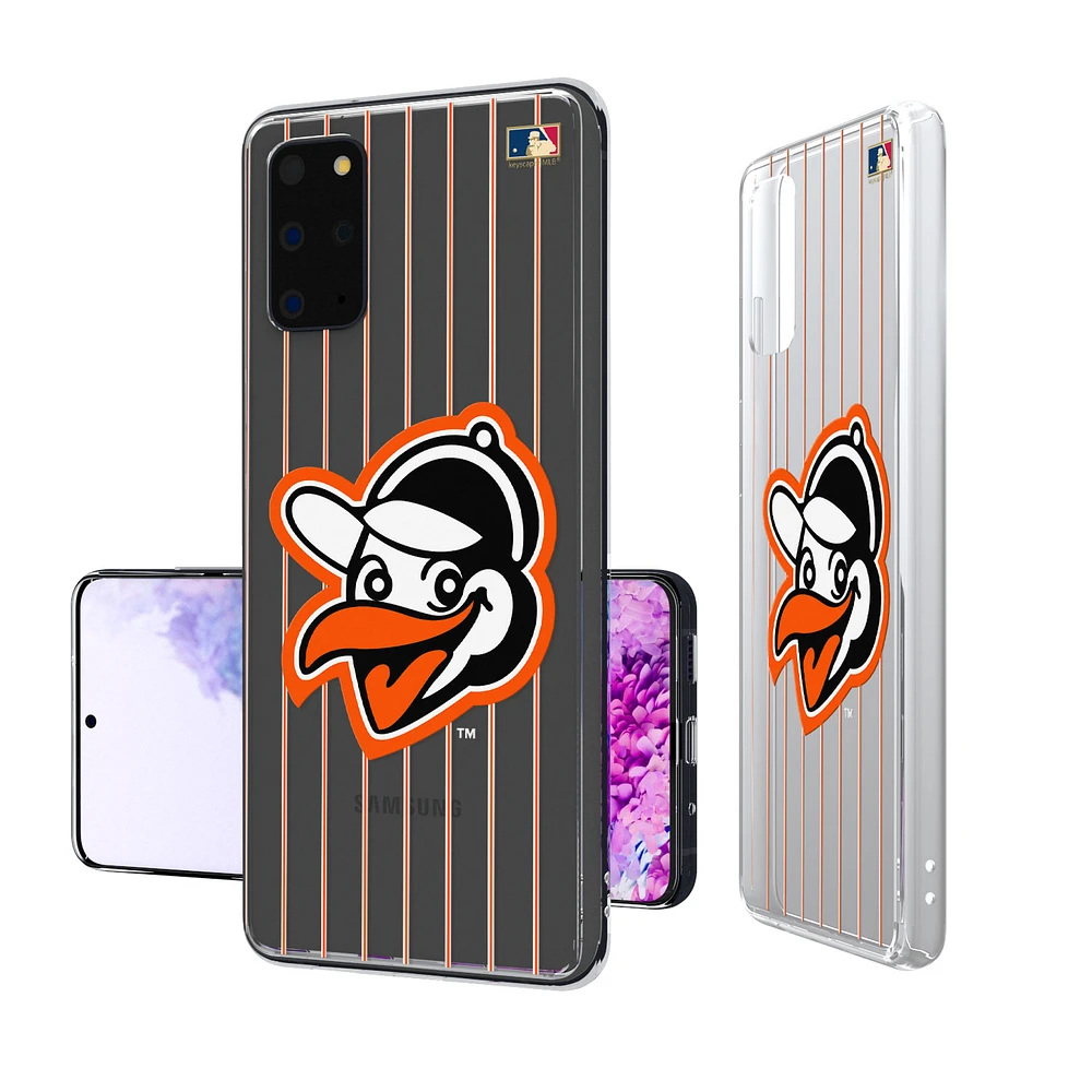 Baltimore Orioles 1955 Cooperstown Pinstripe Galaxy Clear Case