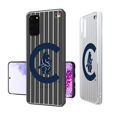 Chicago Cubs 1911-1912 Cooperstown Pinstripe Galaxy Clear Case
