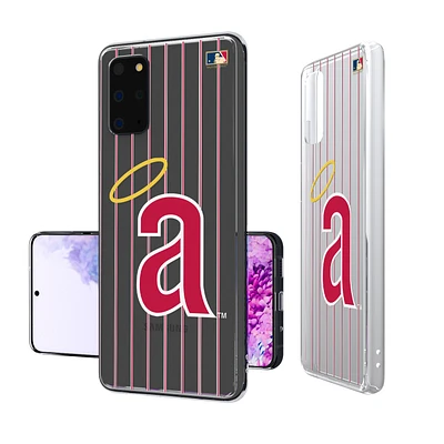 Los Angeles Angels - Cooperstown Pinstripe Galaxy Clear Case