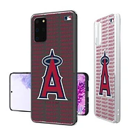 Los Angeles Angels Galaxy Text Backdrop Clear Case