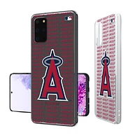 Los Angeles Angels Galaxy Text Backdrop Clear Case