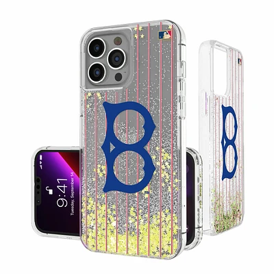 Brooklyn Dodgers 1949-1957 Cooperstown Pinstripe iPhone Glitter Case