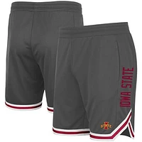 Men's Colosseum Charcoal Iowa State Cyclones Continuity Shorts