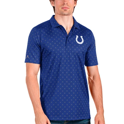 Men's Antigua Royal Indianapolis Colts Spark Polo
