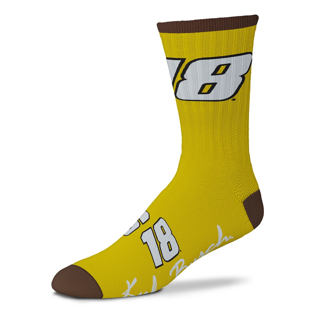 For Bare Feet Kyle Busch Old Skool Crew Socks