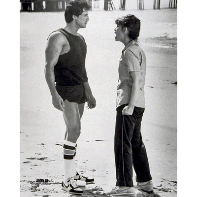 Rocky III Unsigned and Adrian on Beach Photograph