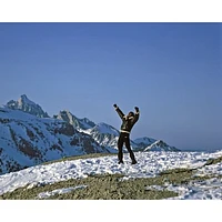 Rocky IV Unsigned Arms Up on Mountain Photograph