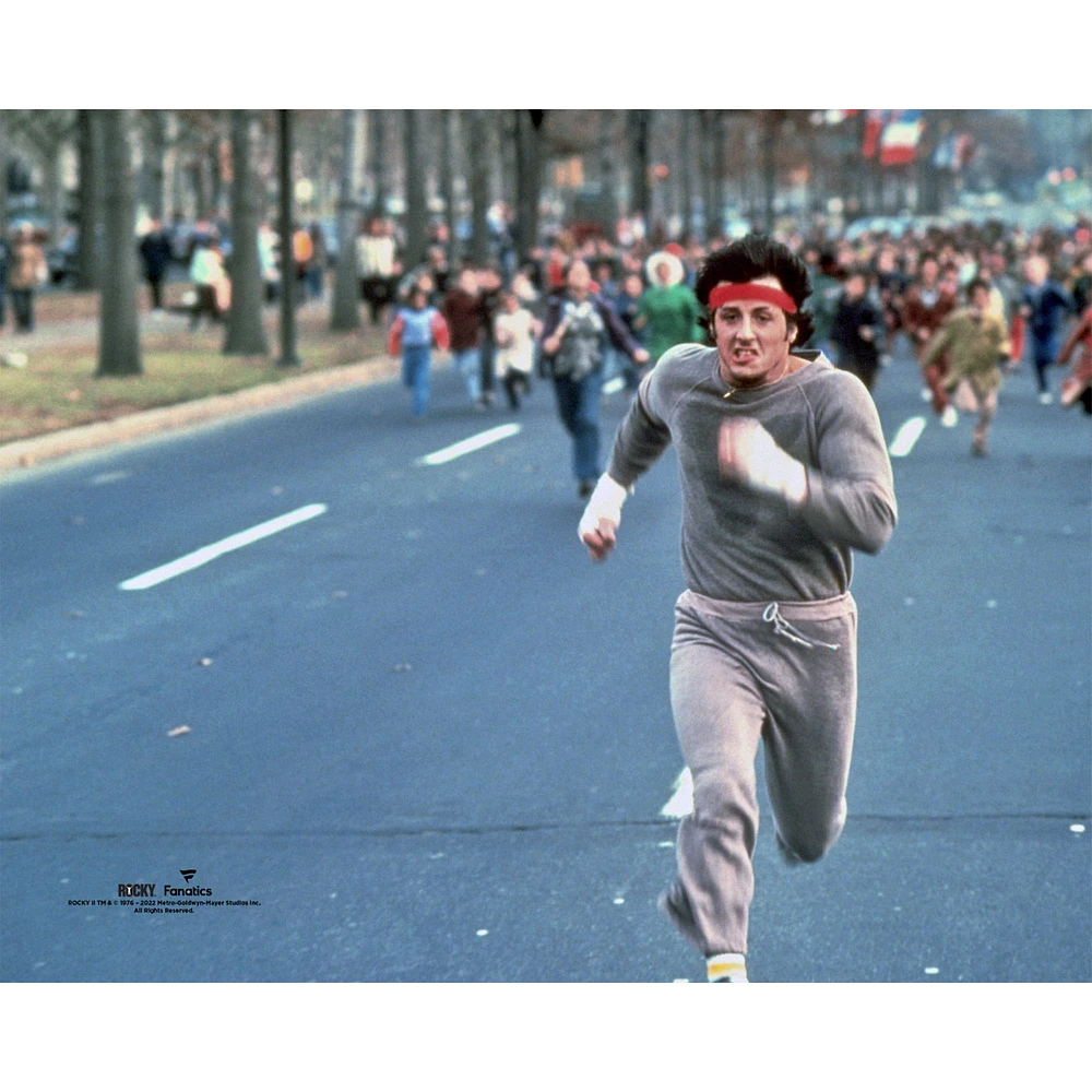Rocky II Unsigned Chased Down Street Photograph