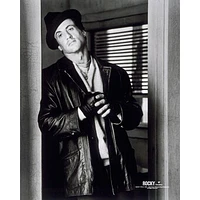 Rocky Unsigned Close Up with Fedora and Jacket on Photograph