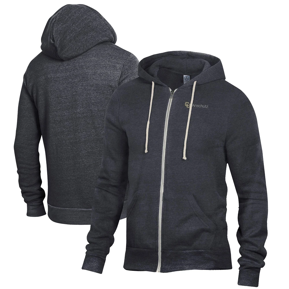 Men's Black Colorado Anschutz Medical Campus Rocky Full-Zip Hoodie