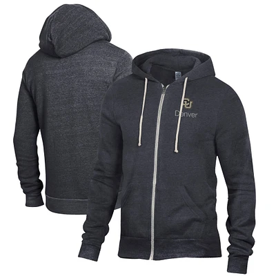 Men's Black CU Denver Lynx Rocky Full-Zip Hoodie