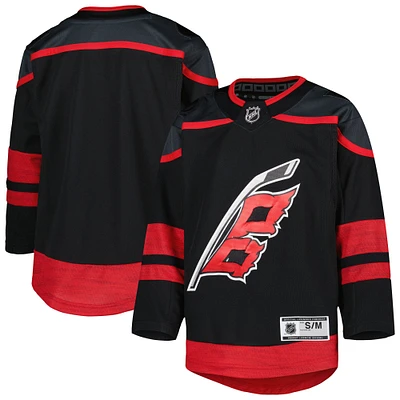 Youth Black Carolina Hurricanes 2021/22 Alternate Premier Jersey