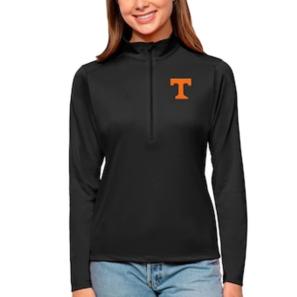 Women's Antigua Tennessee Volunteers Tribute Quarter-Zip Pullover Top