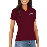 Women's Antigua Maroon Colorado Mammoth Team Logo Legacy Pique Polo