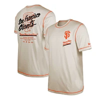 Men's New Era White San Francisco Giants Team Split T-Shirt