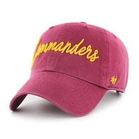 Women's '47 Burgundy Washington Commanders Vocal Clean Up Adjustable Hat