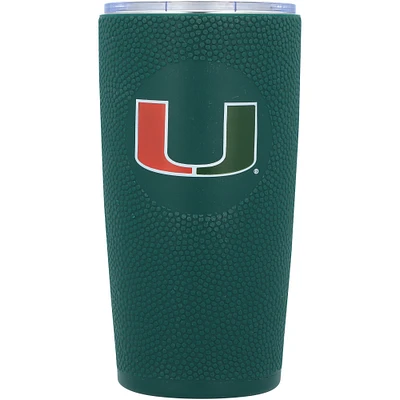 Miami Hurricanes 20oz. Stainless Steel with Silicone Wrap Tumbler