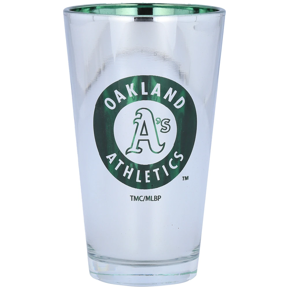 Oakland Athletics 16oz. Electroplated Pint Glass