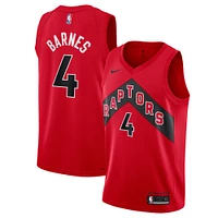 Youth Nike Scottie Barnes Red Toronto Raptors 2019/20 Swingman Player - Jersey Icon Edition