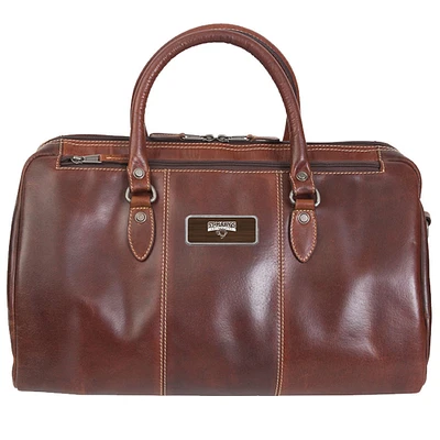 Brown St. Mary's University Rattlers Logo Plate Niagara Canyon Duffel Bag