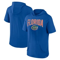 Men's Fanatics Royal Florida Gators Outline Lower Arch Hoodie T-Shirt