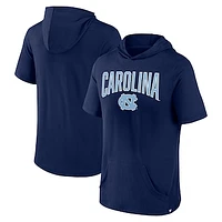 Men's Fanatics Navy North Carolina Tar Heels Outline Lower Arch Hoodie T-Shirt