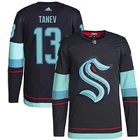 Men's adidas Brandon Tanev Navy Seattle Kraken Home Primegreen Authentic Jersey