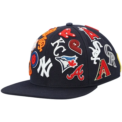 Men's Pro Standard Navy MLB Pro League Wool Snapback Hat