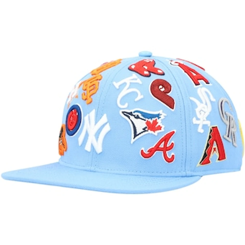 Men's Pro Standard Light Blue MLB Pro League Wool Snapback Hat