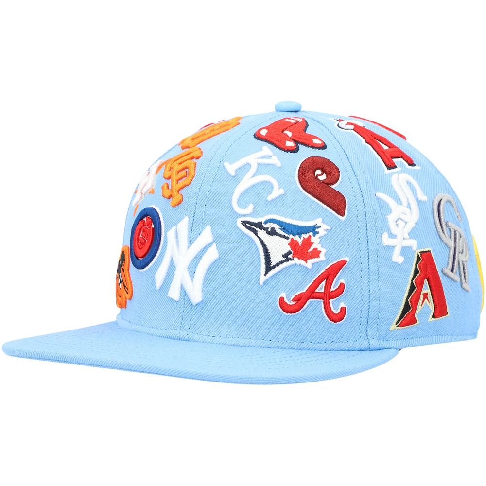 Men's Pro Standard Light Blue MLB Pro League Wool Snapback Hat