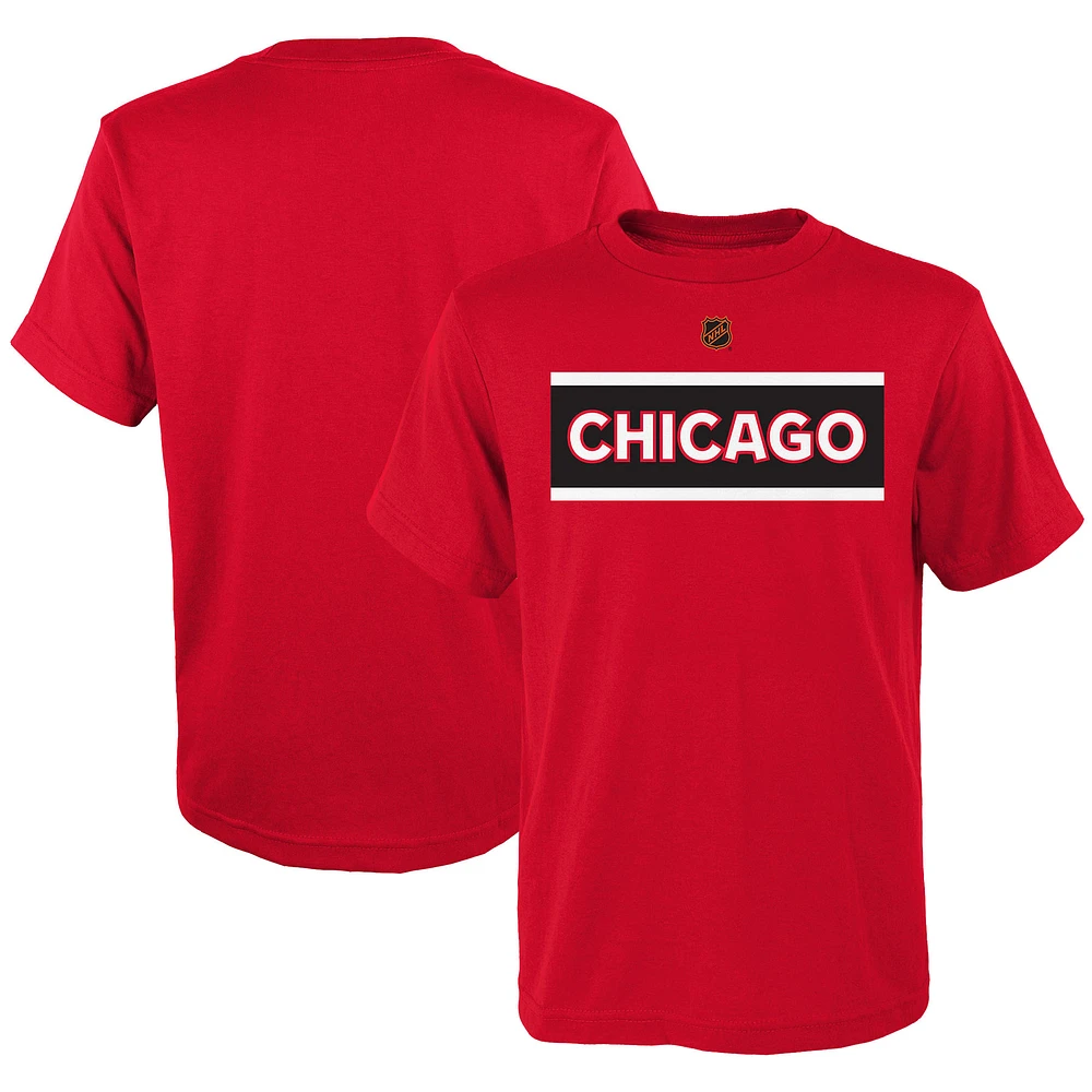 Youth Red Chicago Blackhawks Special Edition 2.0 Primary Logo T-Shirt