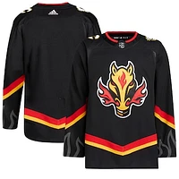 Men's adidas Black Calgary Flames Alternate - Primegreen Authentic Jersey