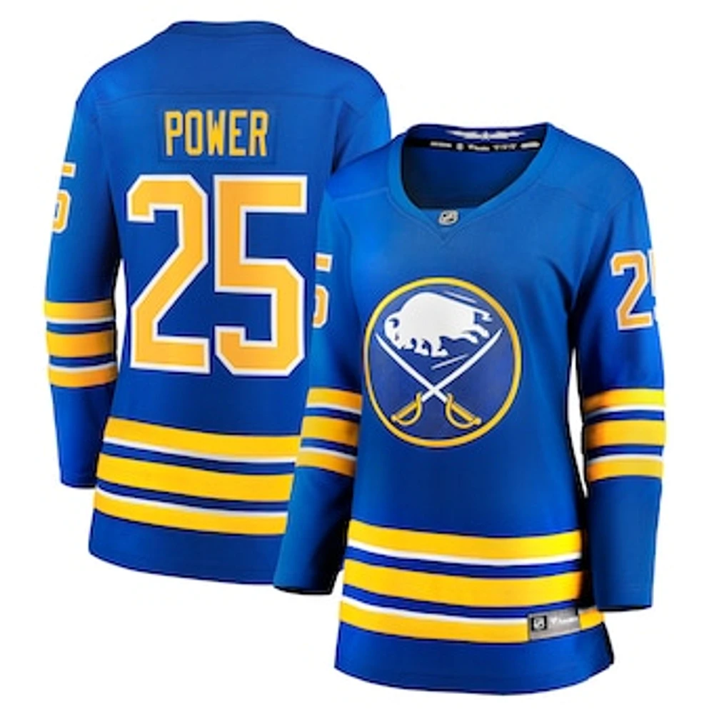 Women's Fanatics Owen Power Royal Buffalo Sabres Home Breakaway Player Jersey