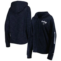 Women's New Era Navy Dallas Cowboys Reverse Full-Zip Hoodie