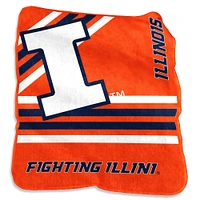 Illinois Fighting Illini 50'' x 60'' Team Plush Raschel Throw Blanket