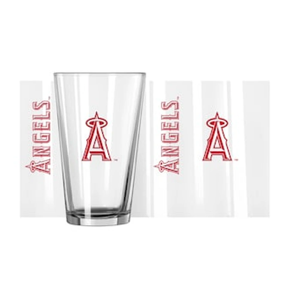 Los Angeles Angels 16oz. Team Wordmark Game Day Pint Glass