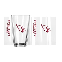 Arizona Cardinals 16oz. Team Wordmark Game Day Pint Glass