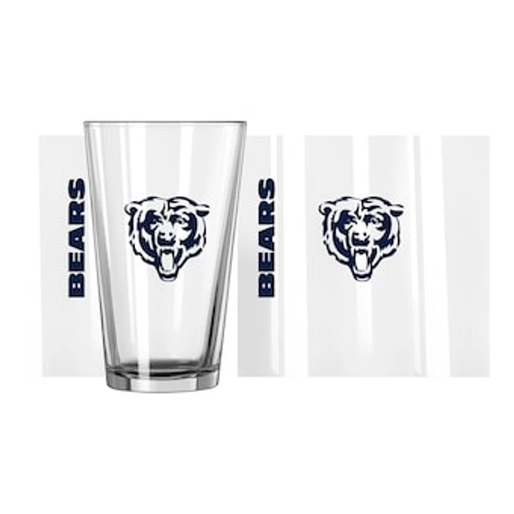 Chicago Bears 16oz. Team Wordmark Game Day Pint Glass